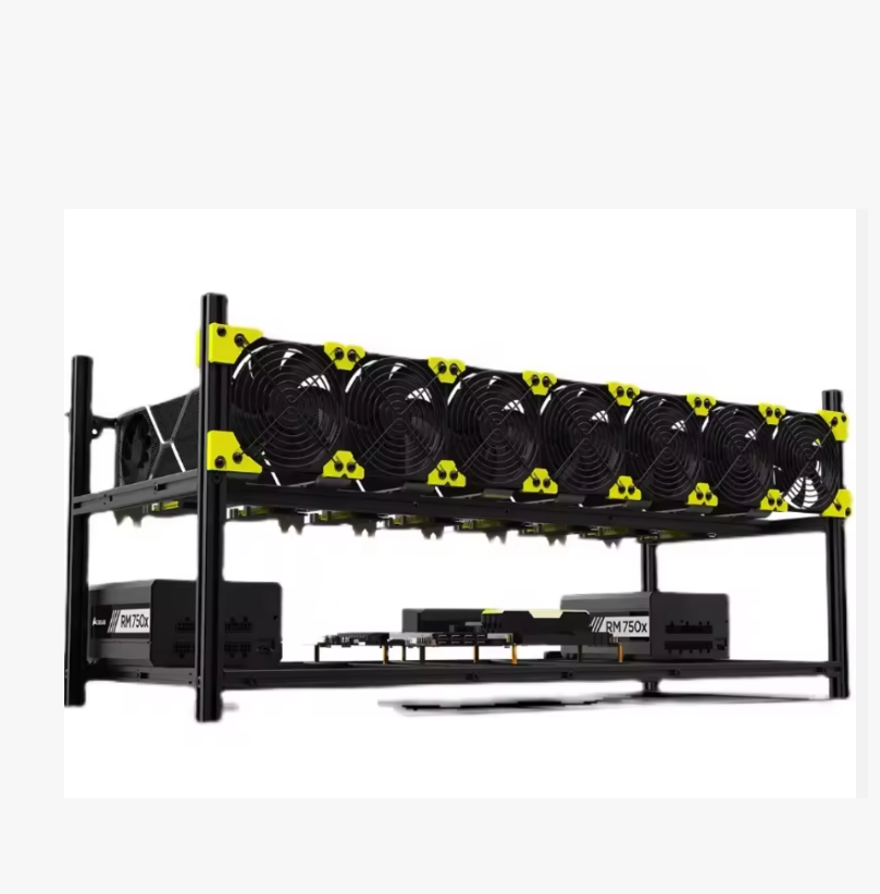 Gpu Mining Rig Frame 8 Gpu - VEDDHA Aluminum Stackable Open Air Computer
