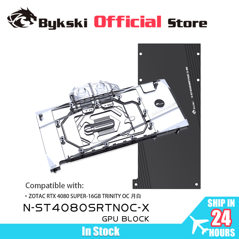 Rtx 4080 Super 16Gb - Bykski N-ST4080SRTNOC-X GPU Block for ZOTAC