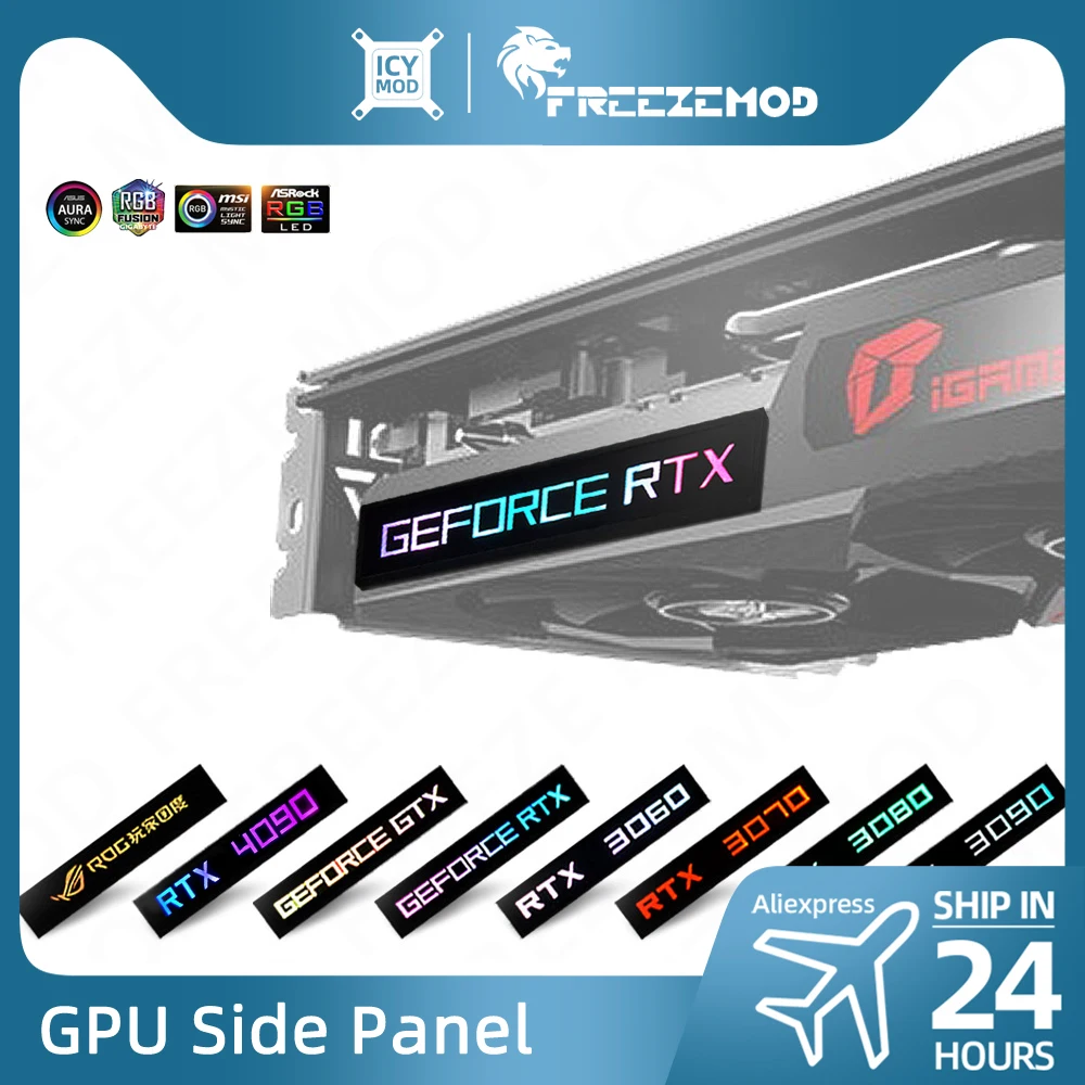 Desktop Gaming Gpu 32Gb - FREEZEMOD GPU Side Panel RTX3090 GTX