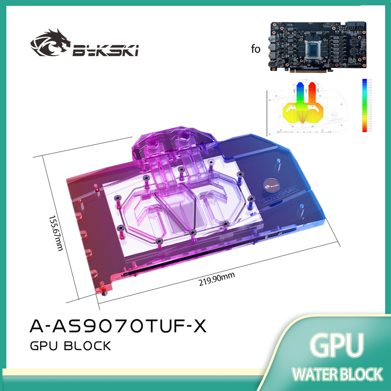 Rx 9070 Xt - Bykski GPU Block for ASUS Radeon