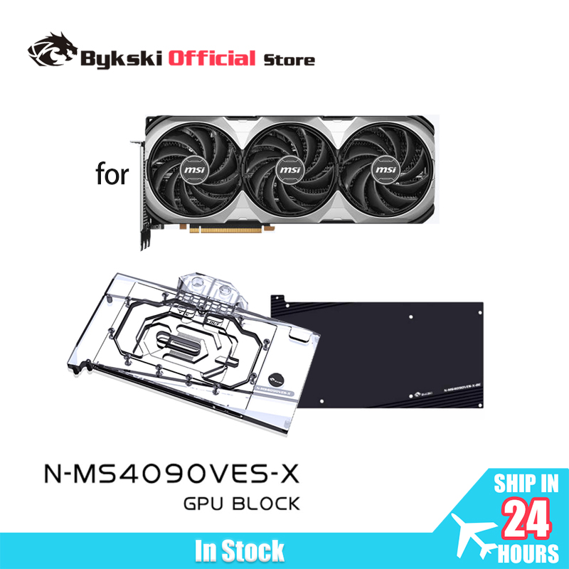 Rtx 4090 Water Block - Bykski N-MS4090VES-X GPU Block for MSI