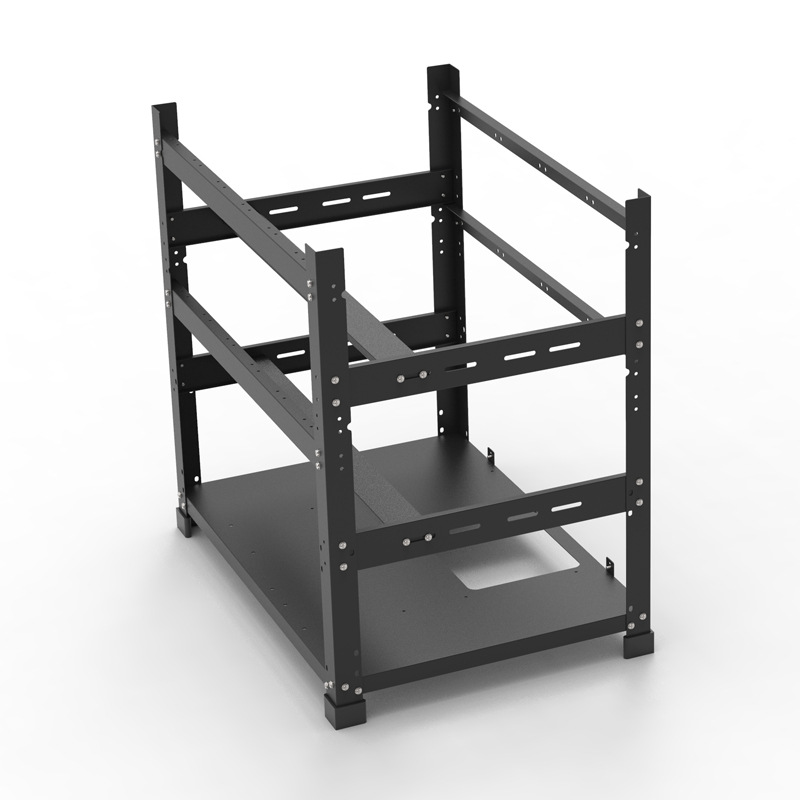 Gpu Mining Rig Frame 8 Gpu - Custom Open Frame GPU Case Dual