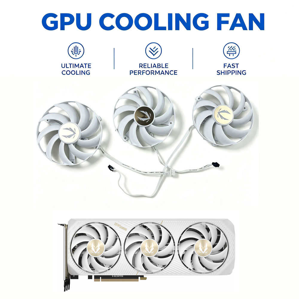 Rtx 5080 16Gb - Cooling Fan 96MM 4PIN TF10S12H-15PAA 0.6A