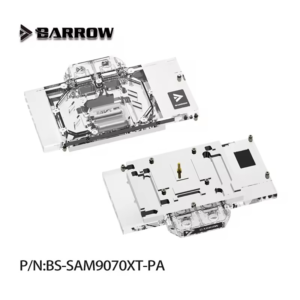 Barrow GPU Water Block For SAP - Rx 9070 Xt 评论和价格