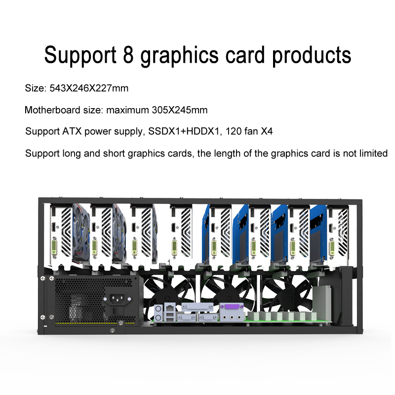 Mining Case Rack Motherboard B - Gpu Mining Rig Frame 8 Gpu 评论和价格