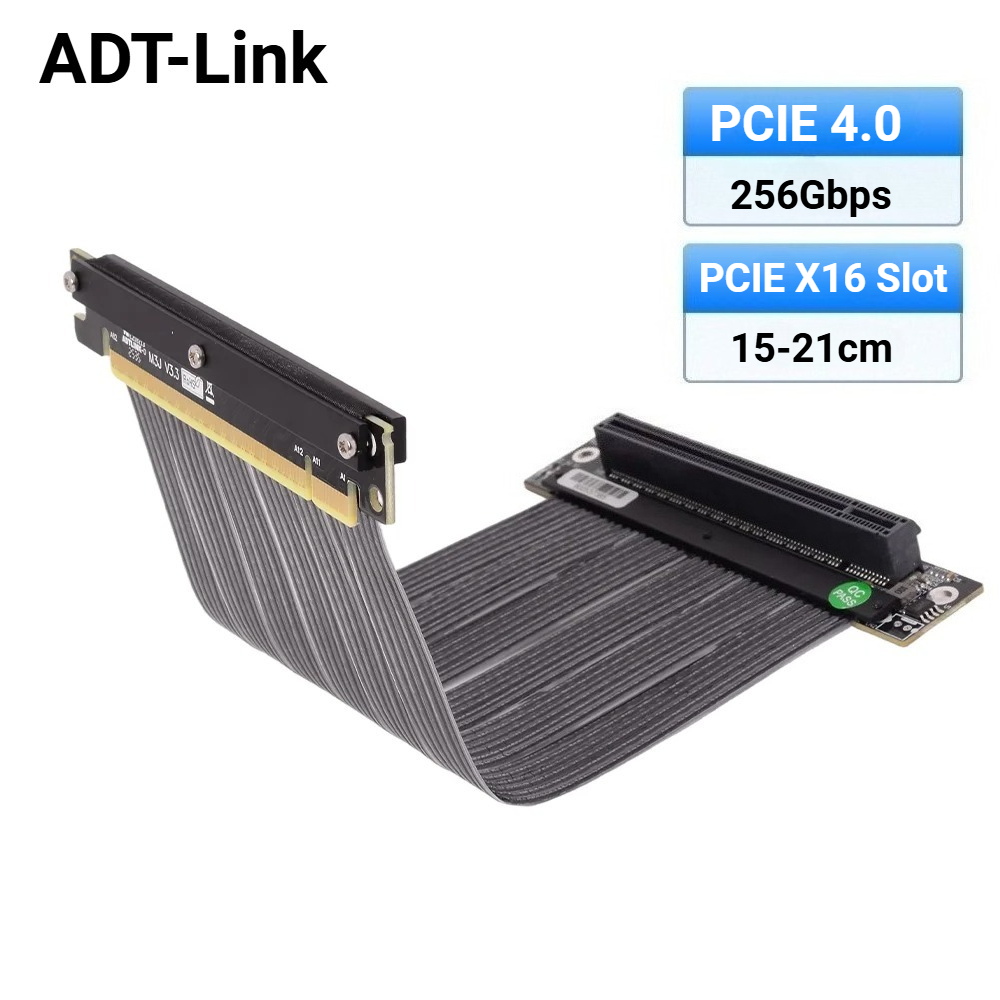 ADT-Link 2025 New Single Rever - Itx Gpu Riser Pcie 4.0 16X 评论和价格