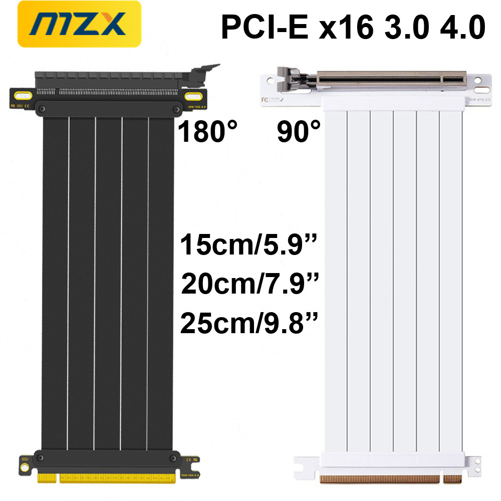 MZX PCIE 4.0 3.0 16X Riser Cab - Itx Gpu Riser Pcie 4.0 16X 评论和价格