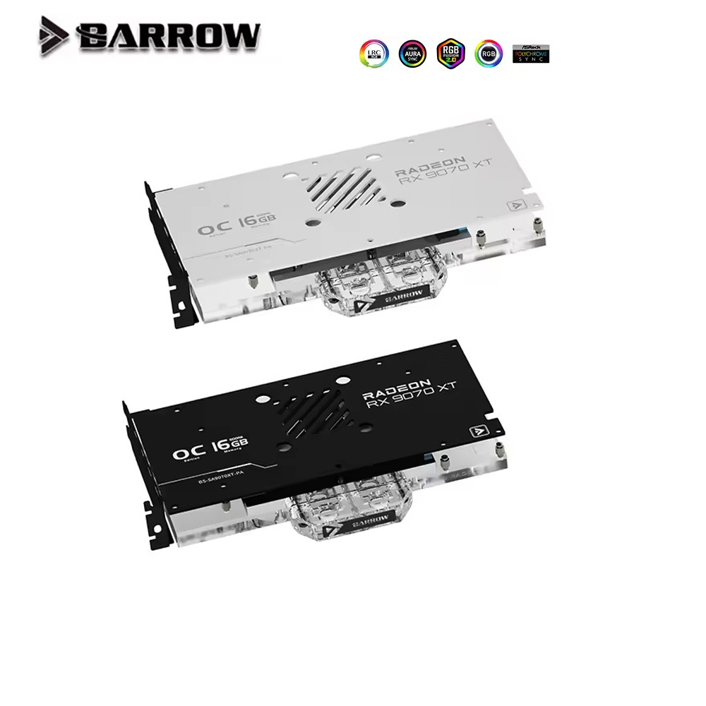 Barrow GPU Water Block For Sap - Rx 9070 Xt 评论和价格