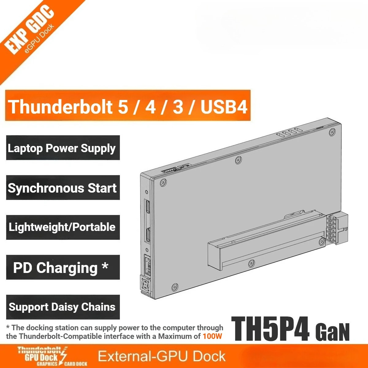 TH5P4GaN Laptop Thunderbolt 5/ - Gpu External Dock Egpu Thunderbolt 4 评论和价格