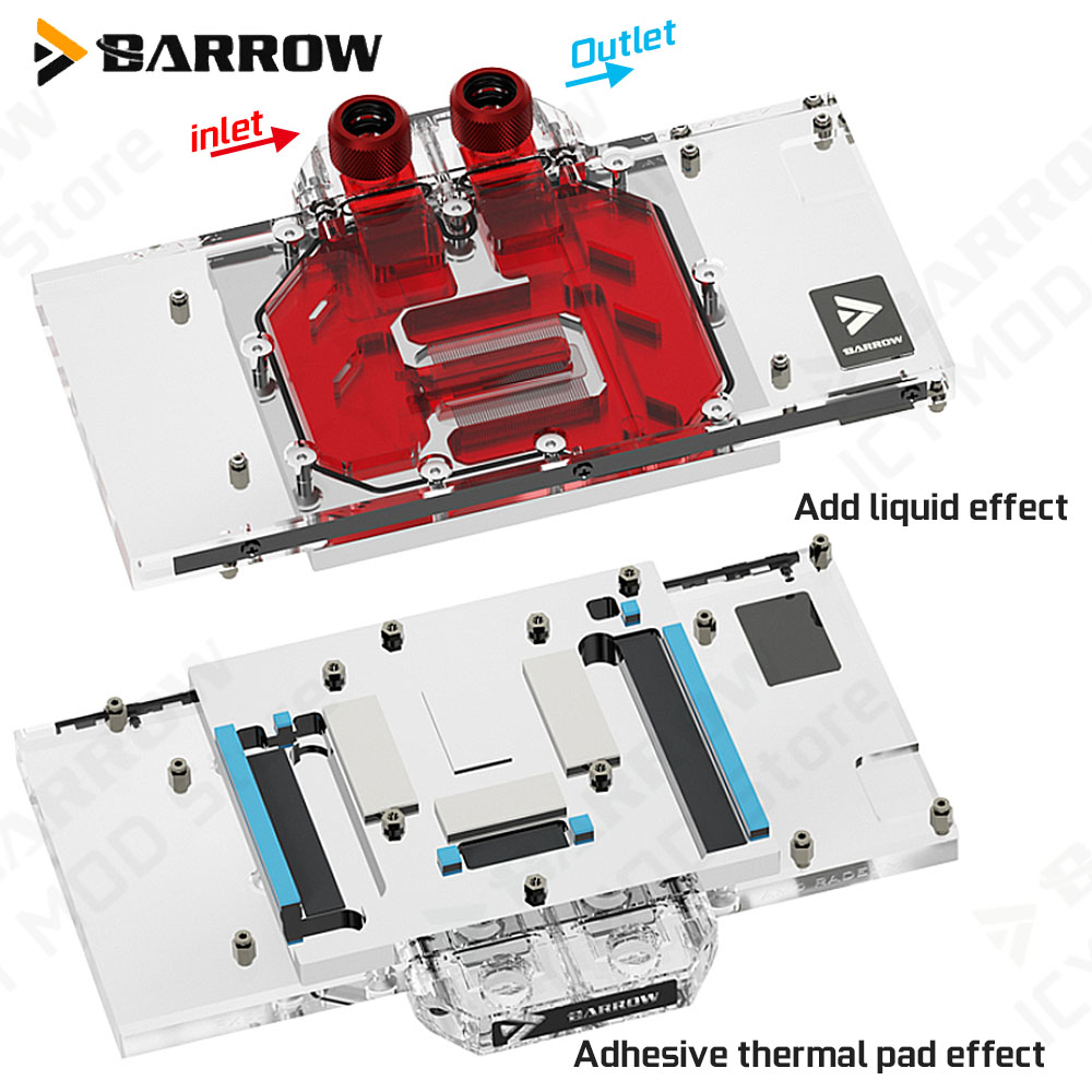 Barrow Graphics Card Water Coo - Rx 9070 Xt 评论和价格