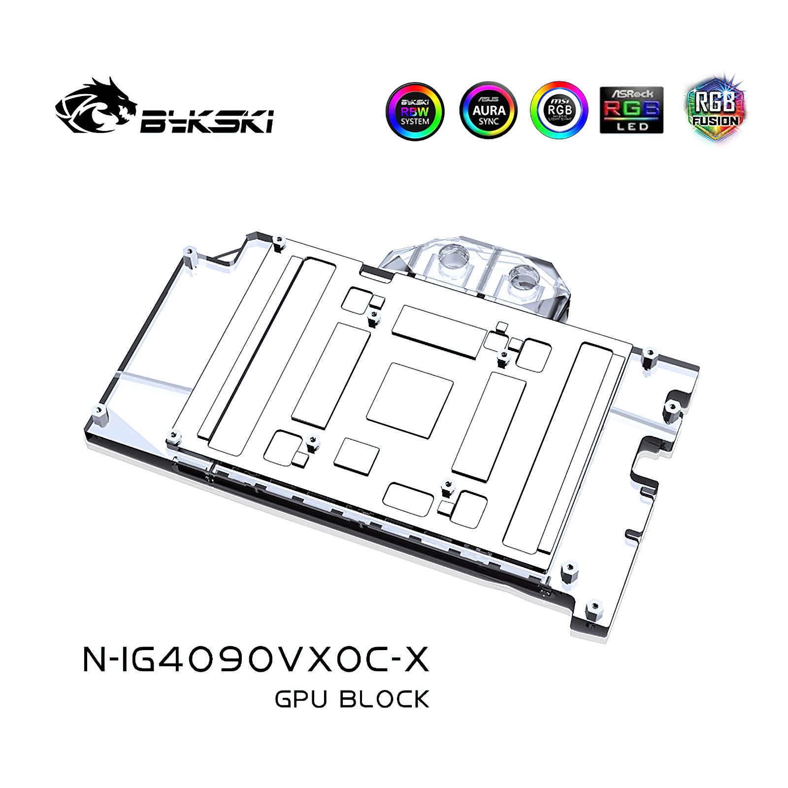 Bykski GPU Water Cooling  Full - Rtx 4090 Water Block 评论和价格