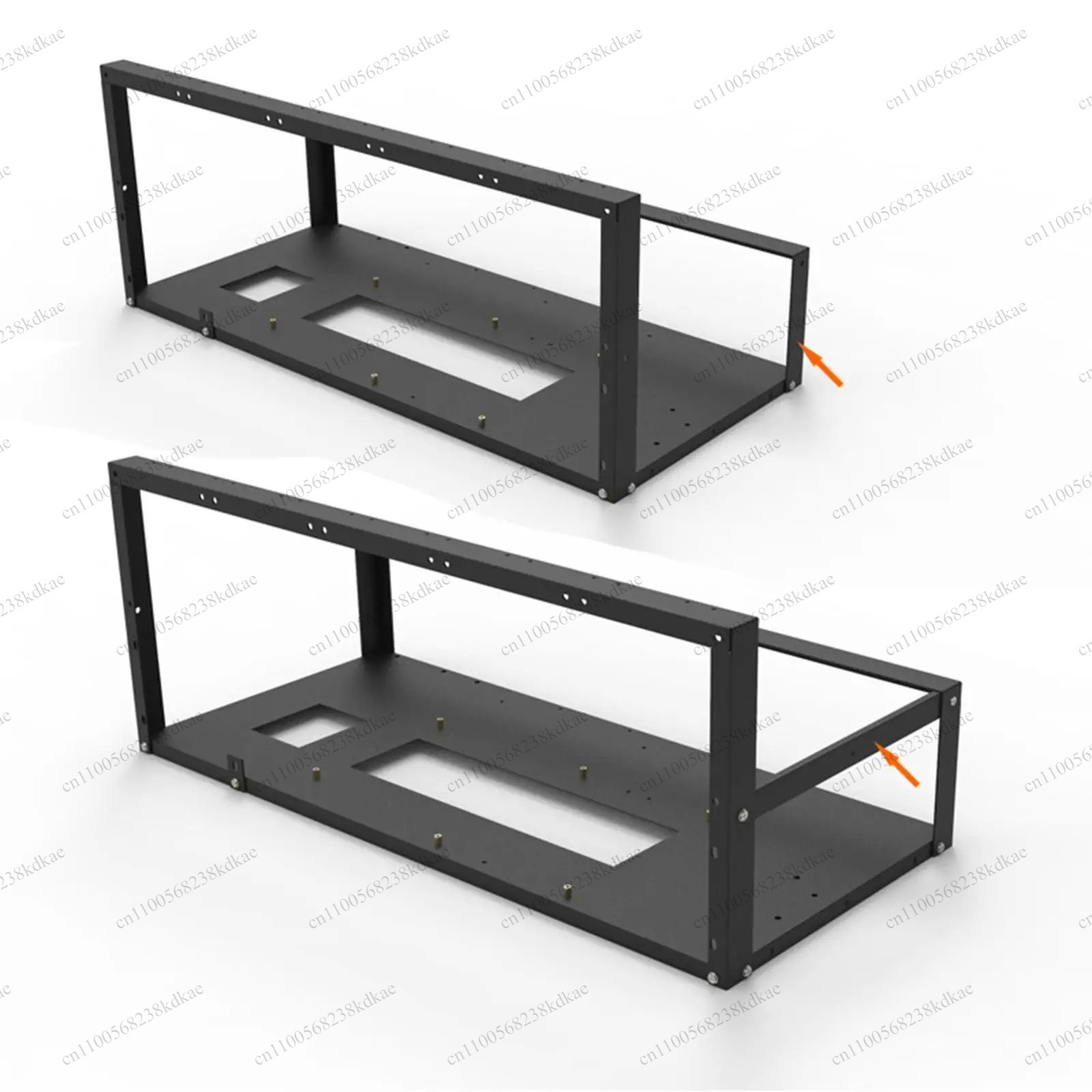 6 8 GPU Open Air Mining Rig Fr - Gpu Mining Rig Frame 8 Gpu 评论和价格