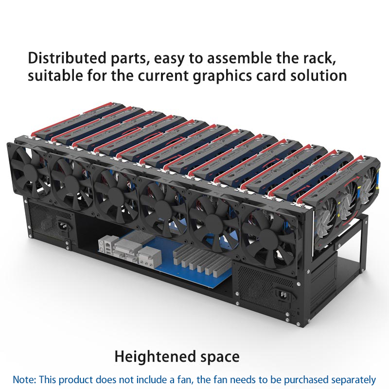 6/8/12 Cards GPU Bracket Open  - Gpu Mining Rig Frame 8 Gpu 评论和价格
