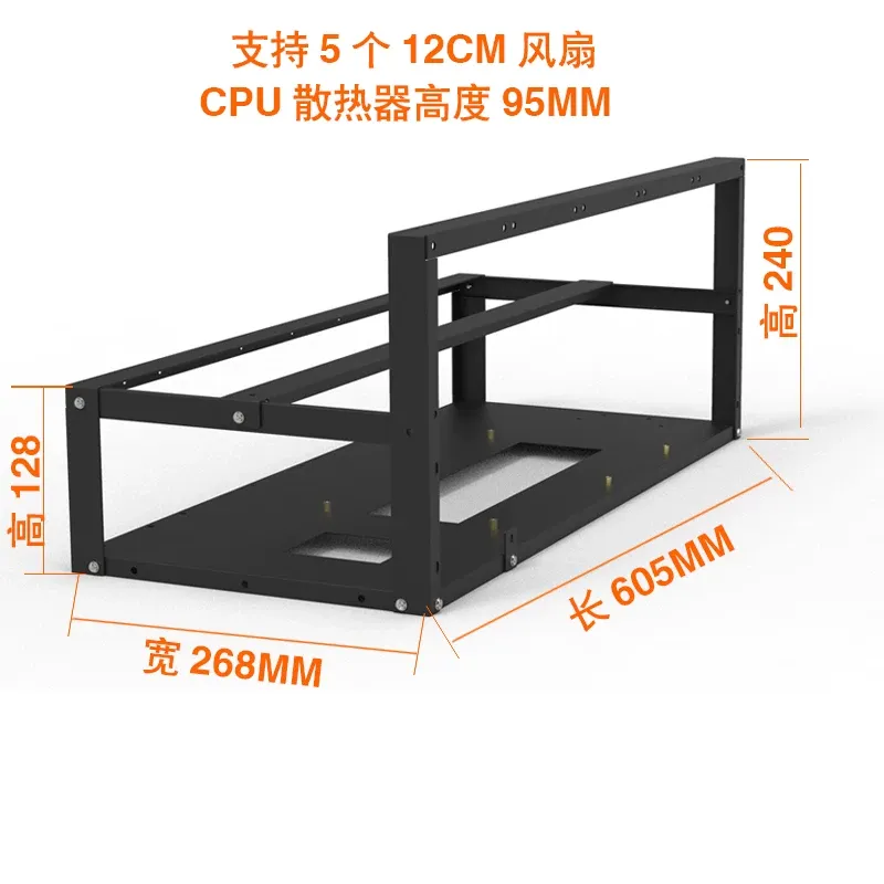 JMZ Graphics Card Stand Rack O - Gpu Mining Rig Frame 8 Gpu 评论和价格