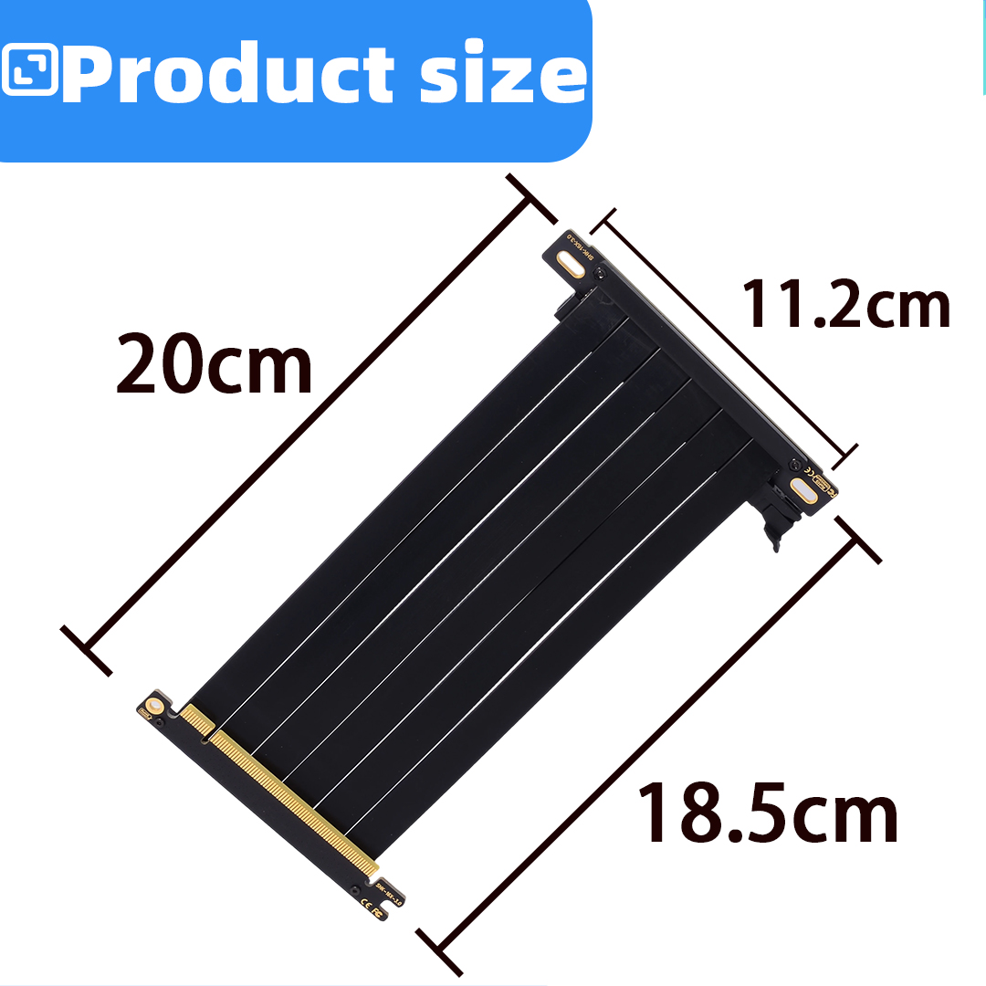 PCIE 3.0 X16 Riser Cable Doubl - Pcie 5.0 Gpu Riser Cable 评论和价格