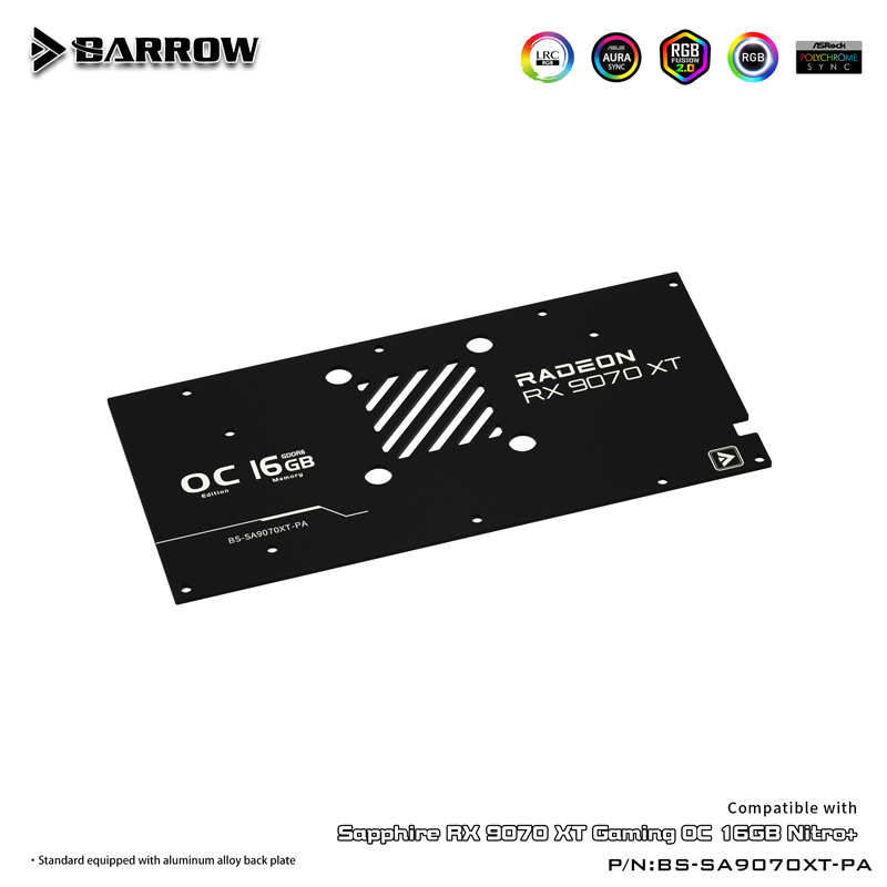 GPU Water Block For SAPPHIRE R - Rx 9070 Xt 评论和价格