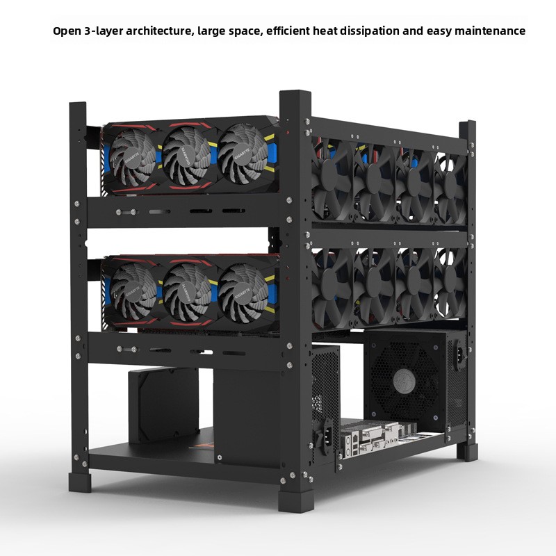 Custom Open Frame GPU Case Dua - Gpu Mining Rig Frame 8 Gpu 评论和价格