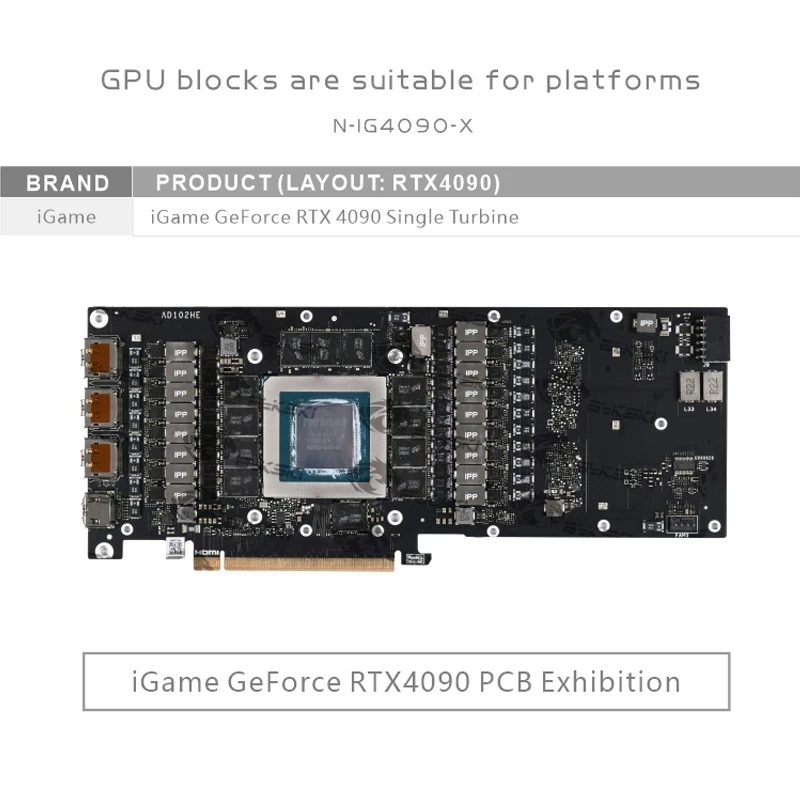 Bykski GPU Water Block for Col - Rtx 4090 Water Block 评论和价格