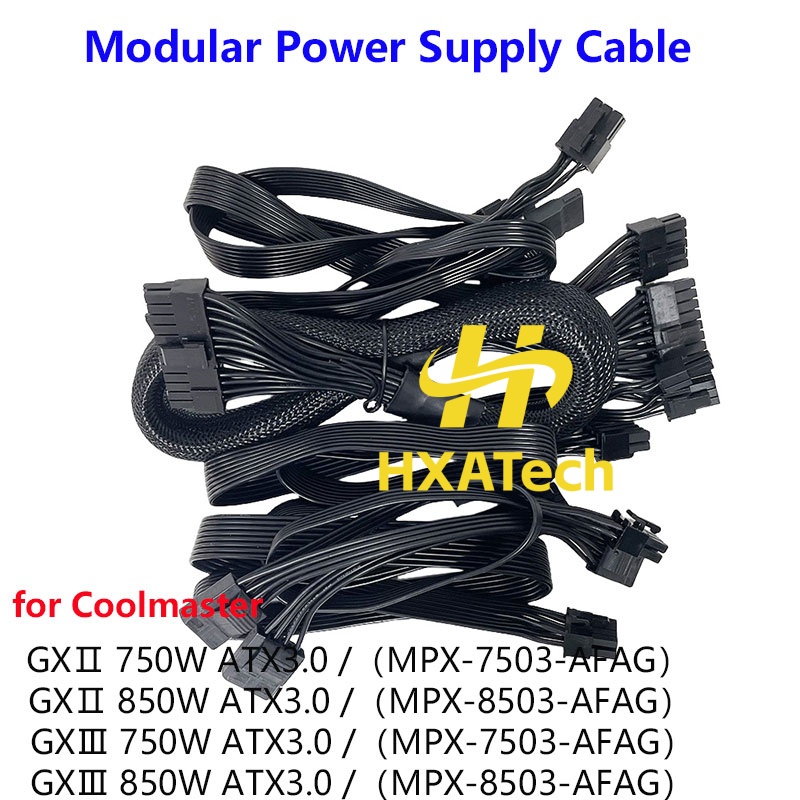HXATech- 12VHPWR 16pin CPU 8pi - Dual 8Pin To 16Pin 12Vhpwr Cable 评论和价格