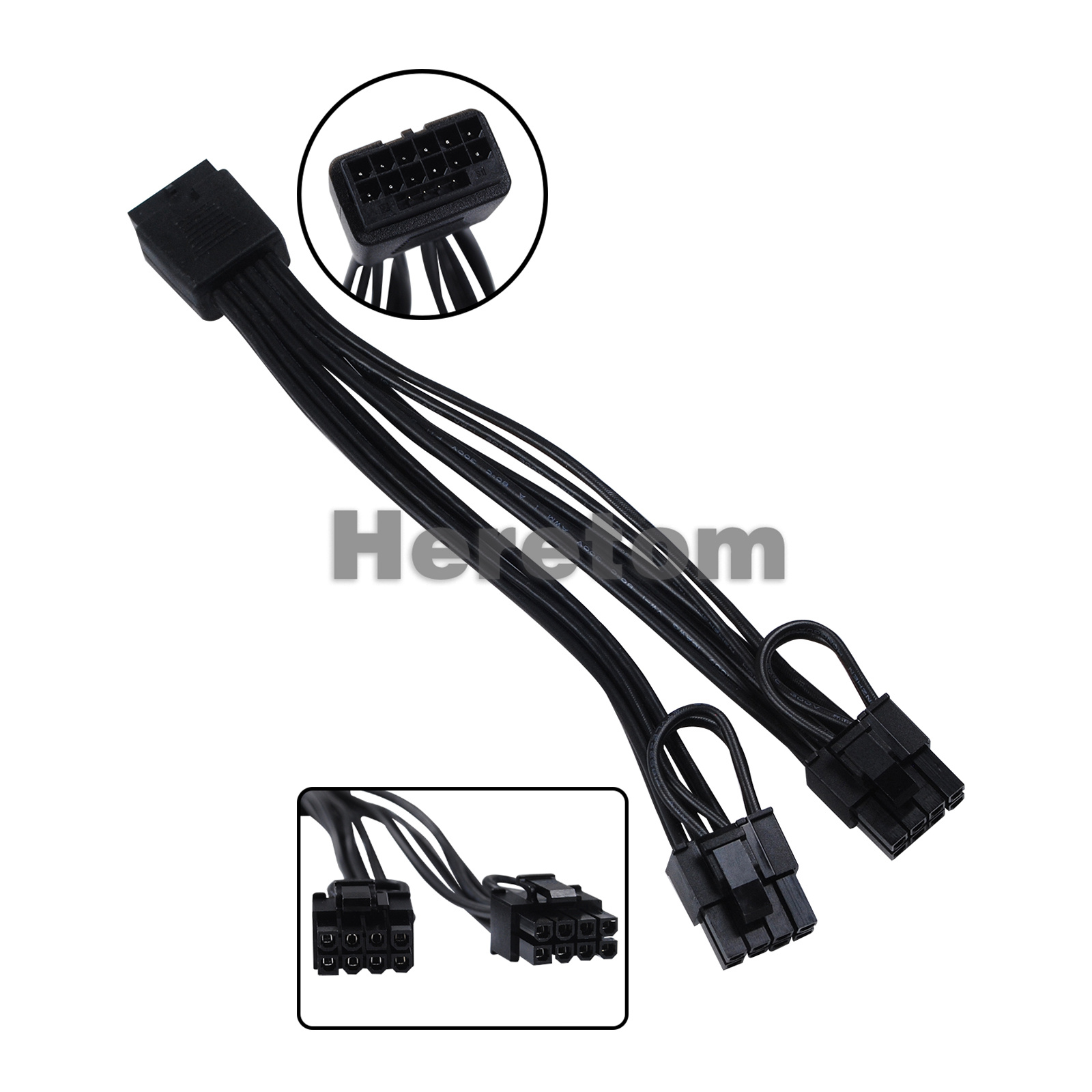 Heretom New 16Pin(12+4) 12VHPW - Dual 8Pin To 16Pin 12Vhpwr Cable 评论和价格